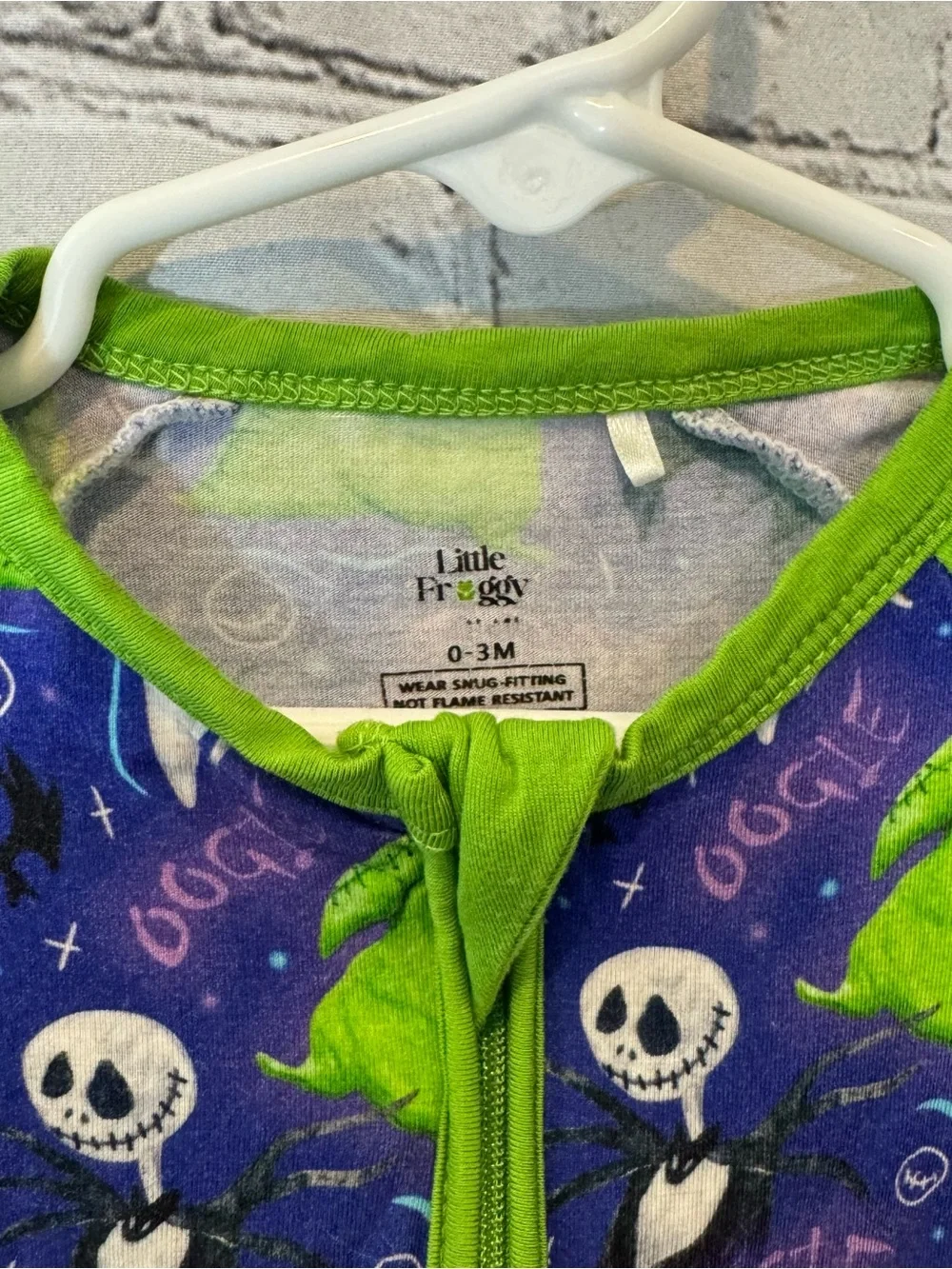 Little Froggy Bamboo Nightmare Before Christmas Bamboo Zippie